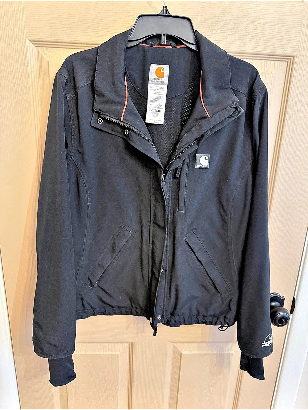 Carhartt For Women Waterproof Breathable Jacket Black Medium